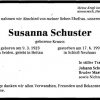 Krauss Susanna 1923-1998 Todesanzeige